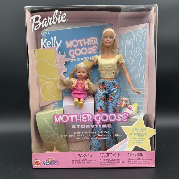 Barbie Other - 2002 Barbie And Kelly Mother Goose Storytime Toys R Us Exclusive 56143 Mattel
